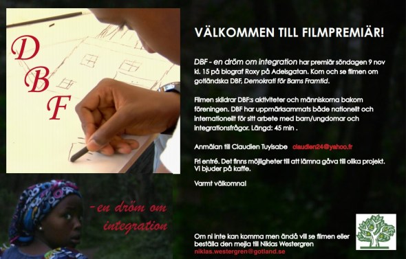 Filmpremiär DBF - en dröm integration